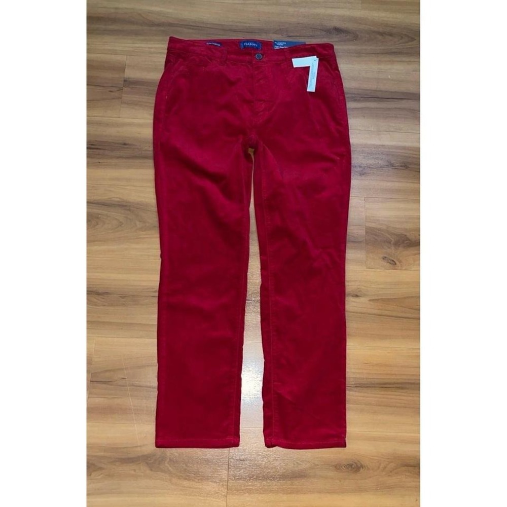 Talbots Red Straight Leg Pants